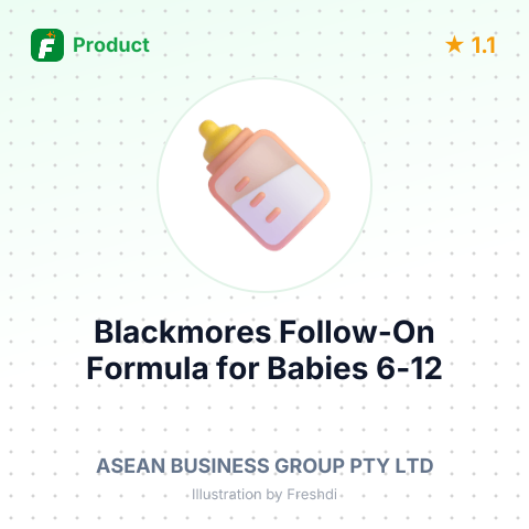 Blackmores Follow-On Formula for Babies 6-12 Months – summary card, no photo uploaded yet