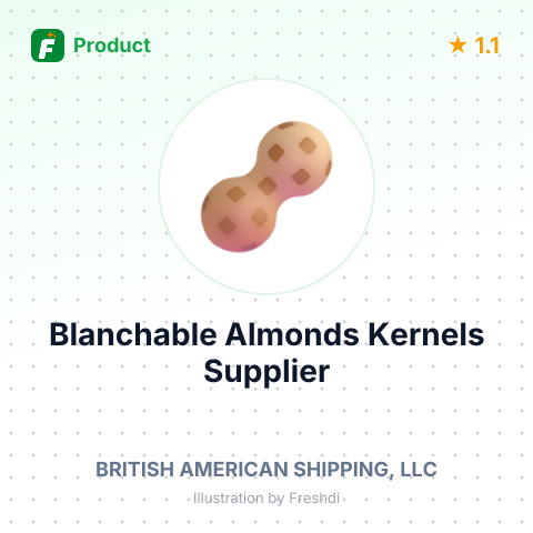 Blanchable Almonds Kernels – summary card, no photo uploaded yet