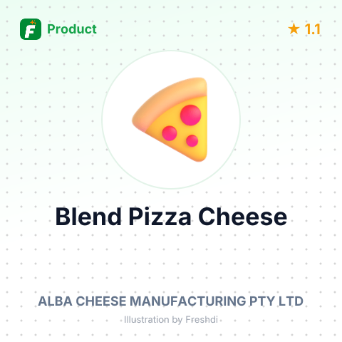 Blend Pizza Cheese – summary card, no photo uploaded yet