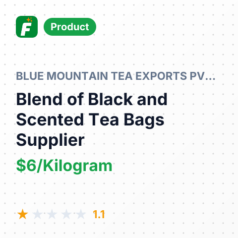 Blend of Black and Scented Tea Bags – summary card, no photo uploaded yet