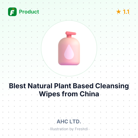 Blest Natural Plant Based Cleansing Wipes – summary card, no photo uploaded yet