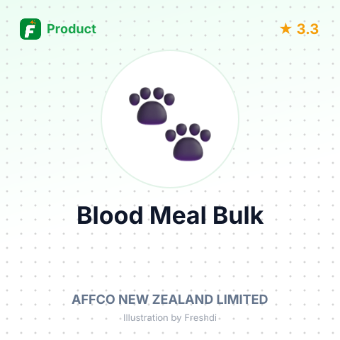 Blood Meal (Raw Material for Animal Feed) – summary card, no photo uploaded yet
