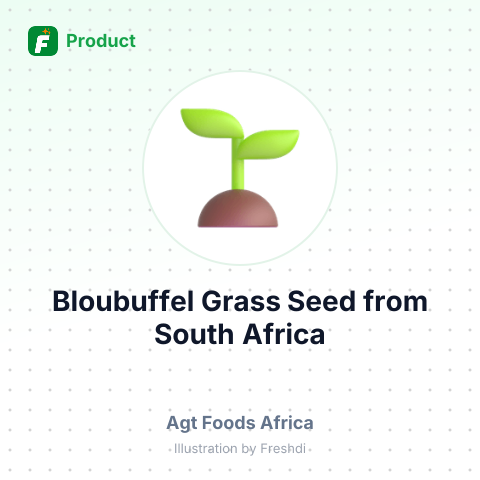 Bloubuffel Grass Seed – summary card, no photo uploaded yet