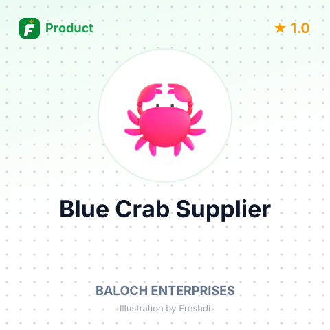 Blue Crab – summary card, no photo uploaded yet