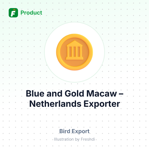 Blue and Gold Macaw (Ara ararauna) – summary card, no photo uploaded yet