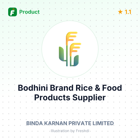 Bodhini Brand Rice & Food Products – summary card, no photo uploaded yet