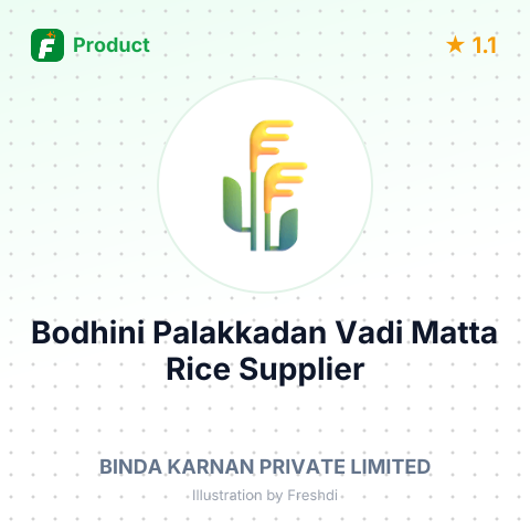 Bodhini Palakkadan Vadi Matta Rice – summary card, no photo uploaded yet