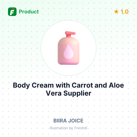 Body Cream with Carrot and Aloe Vera – summary card, no photo uploaded yet