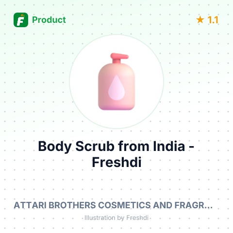 Body Scrub – summary card, no photo uploaded yet