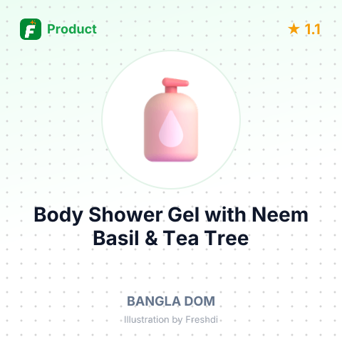 Body Shower Gel with Neem, Basil & Tea Tree – summary card, no photo uploaded yet