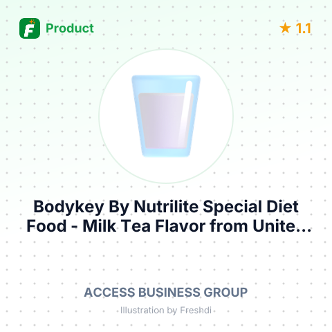 Bodykey By Nutrilite Special Diet Food - Milk Tea Flavor – summary card, no photo uploaded yet