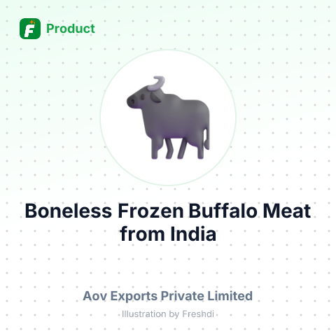 Boneless Frozen Buffalo Meat – summary card, no photo uploaded yet
