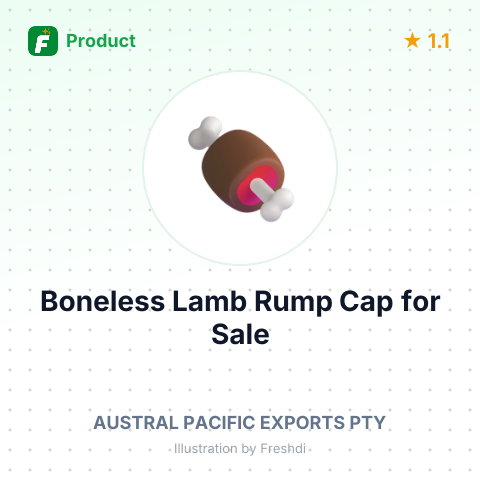 Boneless Lamb Rump Cap on – summary card, no photo uploaded yet