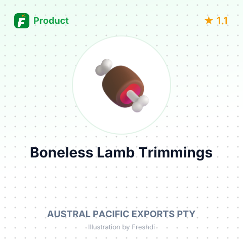 Boneless Lamb Trimmings – summary card, no photo uploaded yet