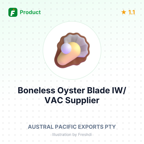 Boneless Oyster Blade IW/VAC – summary card, no photo uploaded yet