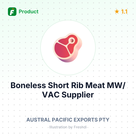 Boneless Short Rib Meat MW/VAC – summary card, no photo uploaded yet