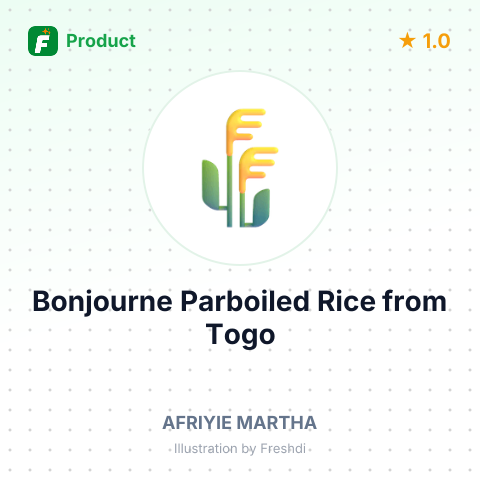 Bonjourne Parboiled Rice – summary card, no photo uploaded yet