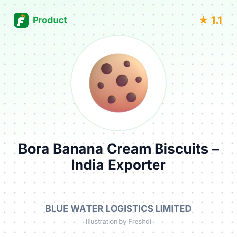 Bora Banana Cream Biscuits – summary card, no photo uploaded yet