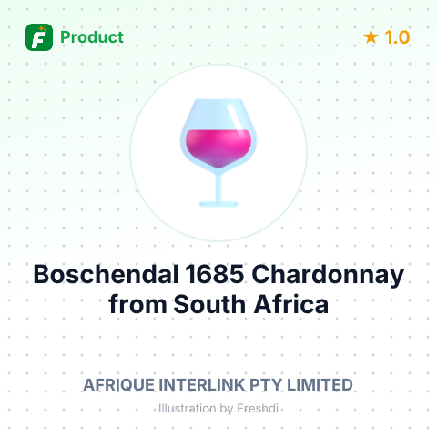 Boschendal 1685 Chardonnay – summary card, no photo uploaded yet