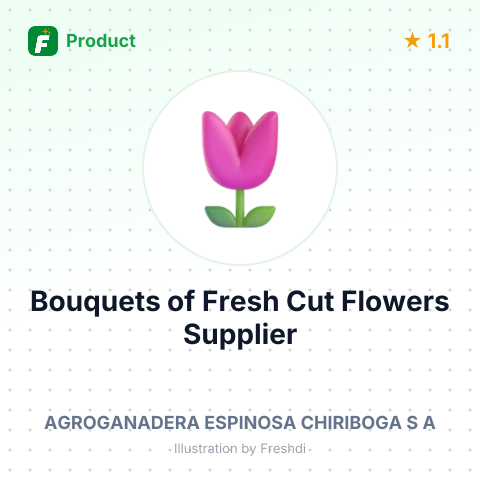 Bouquets of Fresh Cut Flowers – product summary card, no photo uploaded yet