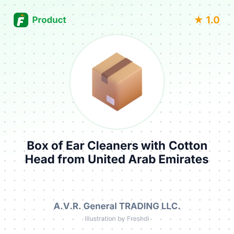 Box of Ear Cleaners with Cotton Head – summary card, no photo uploaded yet