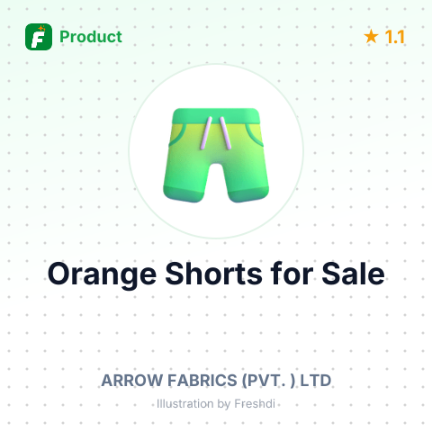 Boys' Orange Shorts – summary card, no photo uploaded yet