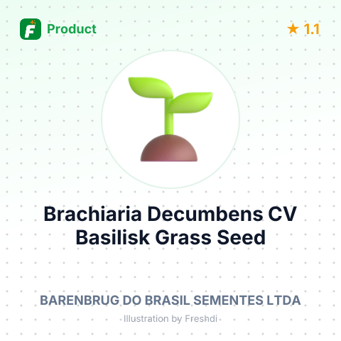 Brachiaria Decumbens CV Basilisk Grass Seed – summary card, no photo uploaded yet