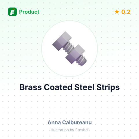Brass Coated Steel Strips – summary card, no photo uploaded yet