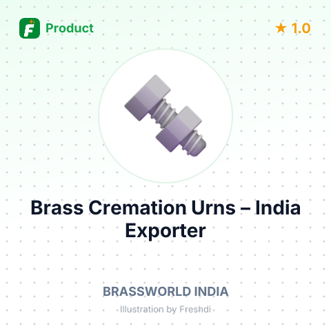 Brass Cremation Urns – summary card, no photo uploaded yet