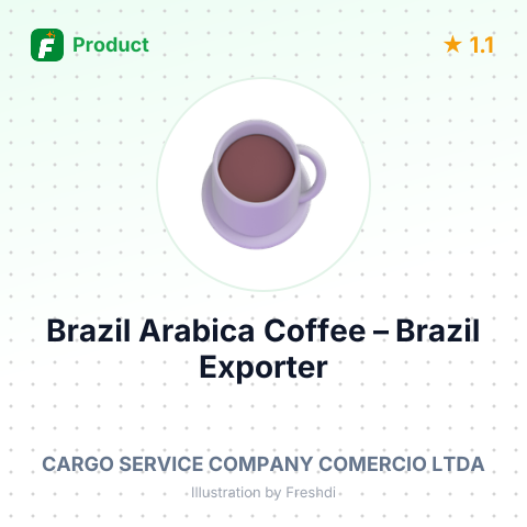 Brazil Arabica Coffee – summary card, no photo uploaded yet