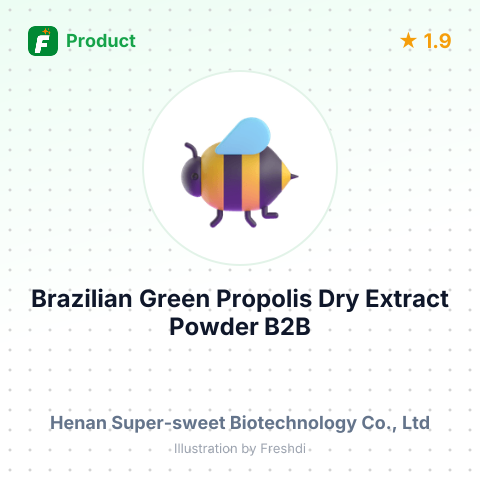Brazilian Green Propolis Dry Extract Powder – summary card, no photo uploaded yet