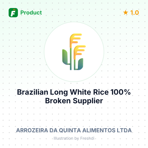 Brazilian Long White Rice 100% Broken – summary card, no photo uploaded yet