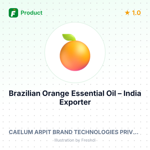 Brazilian Orange Essential Oil – summary card, no photo uploaded yet