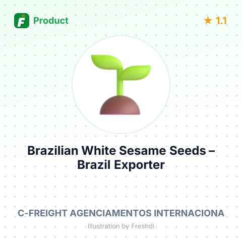 Brazilian White Sesame Seeds – summary card, no photo uploaded yet