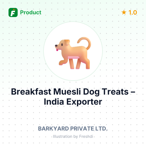 Breakfast Muesli Dog Treats – summary card, no photo uploaded yet