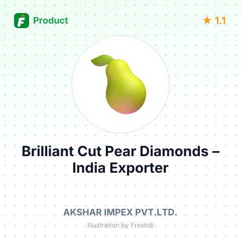 Brilliant Cut Pear Diamonds – summary card, no photo uploaded yet