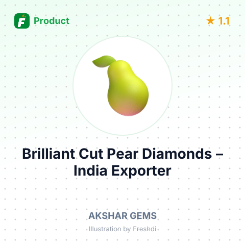 Brilliant Cut Pear Diamonds – summary card, no photo uploaded yet