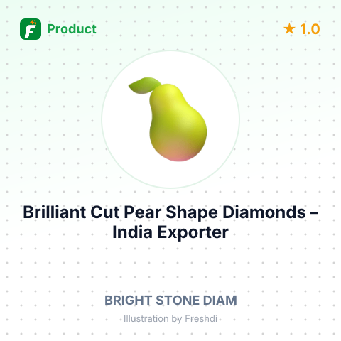 Brilliant Cut Pear Shape Diamonds – summary card, no photo uploaded yet