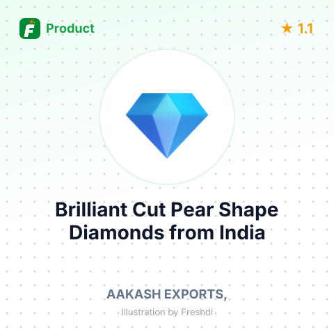 Brilliant Cut Pear Shape Diamonds – summary card, no photo uploaded yet