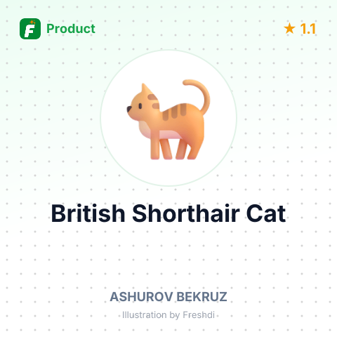British Shorthair Cat – summary card, no photo uploaded yet