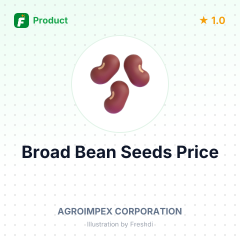 Broad Bean Seeds – summary card, no photo uploaded yet
