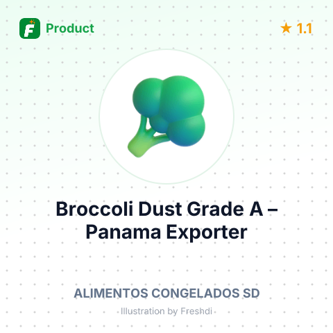 Broccoli Dust Grade A – summary card, no photo uploaded yet