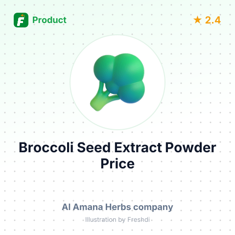Broccoli Seed Extract Powder – summary card, no photo uploaded yet