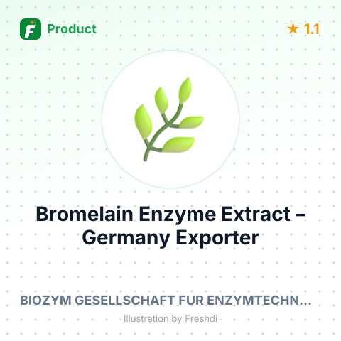 Bromelain Enzyme Extract – summary card, no photo uploaded yet