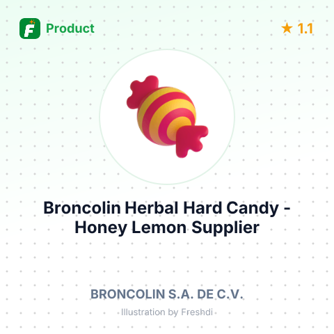 Broncolin Herbal Hard Candy - Honey Lemon – summary card, no photo uploaded yet