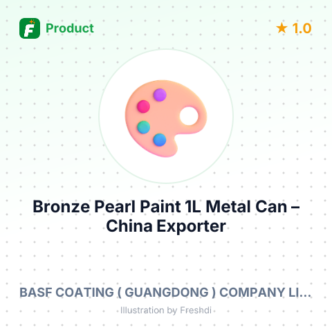 Bronze Pearl Paint 1L Metal Can – summary card, no photo uploaded yet