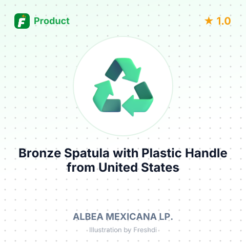 Bronze Spatula with Plastic Handle – summary card, no photo uploaded yet