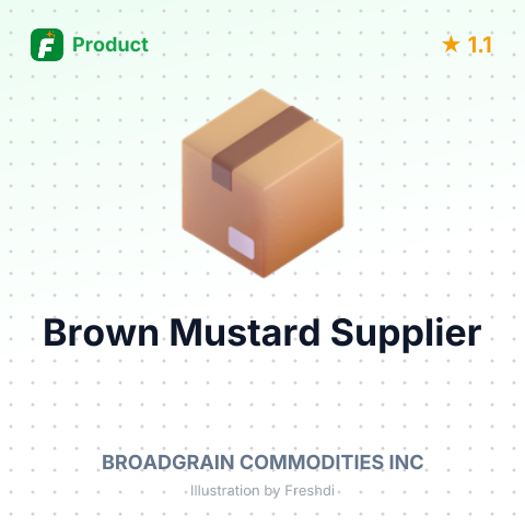 Brown Mustard – summary card, no photo uploaded yet