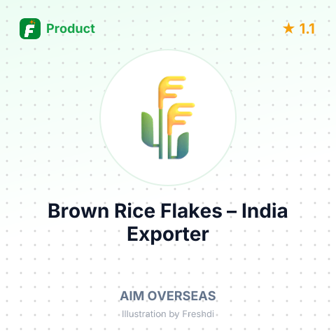 Brown Rice Flakes – summary card, no photo uploaded yet