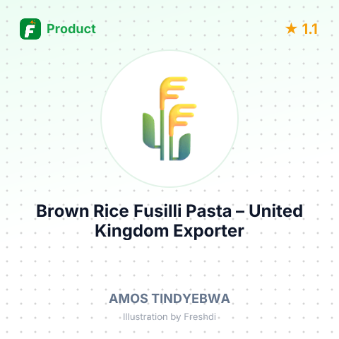 Brown Rice Fusilli Pasta – summary card, no photo uploaded yet